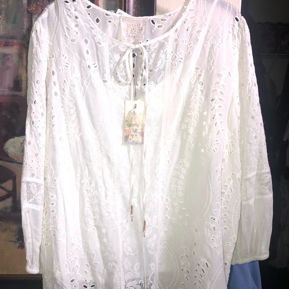 Johnny Was NWT Janine peasant top - Picture 1 of 17